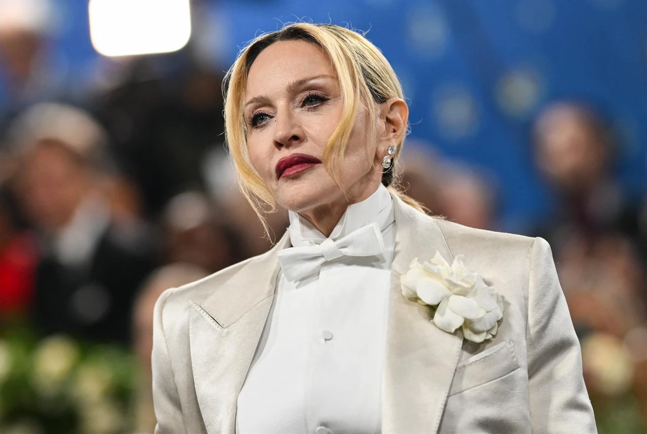 US singer songwriter Madonna arrives for the 2025 Met Gala at the Metropolitan Museum of Art on May 5, 2025, in New York, US. (AFP Photo)