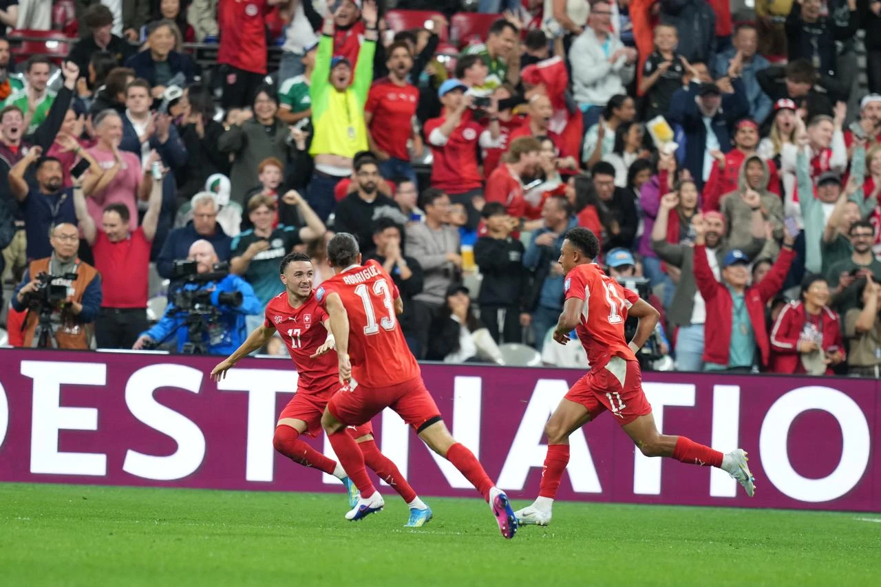 Switzerland brushes aside Algeria 2-0 to reach World Cup last 16