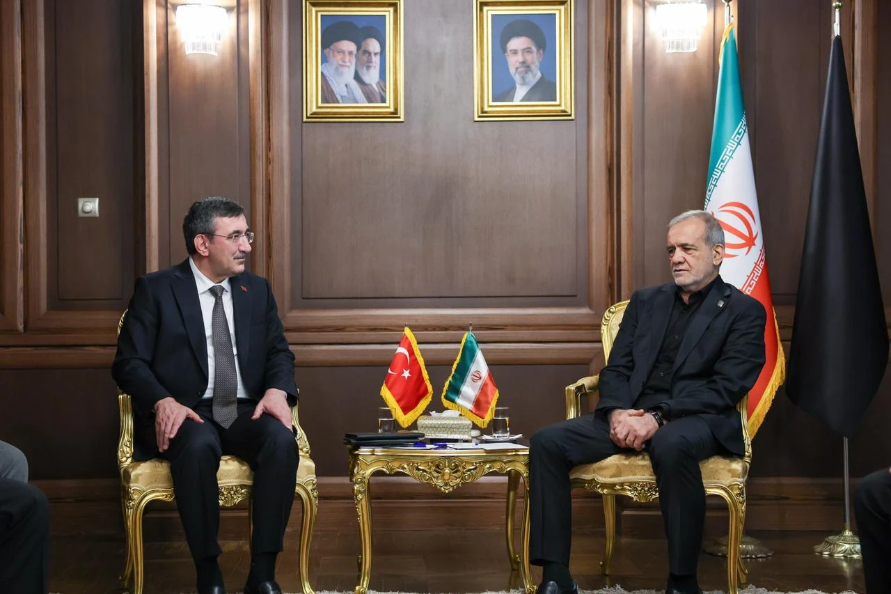 Turkish VP meets Iran's president as Khamenei funeral draws leaders to Tehran 