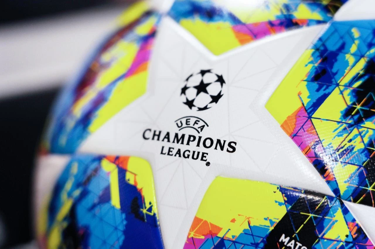 A close-up photo shows an Adidas UEFA Champions League 2019 match ball on September 3, 2019, in Bangkok, Thailand. (Adobe Stock Photo)