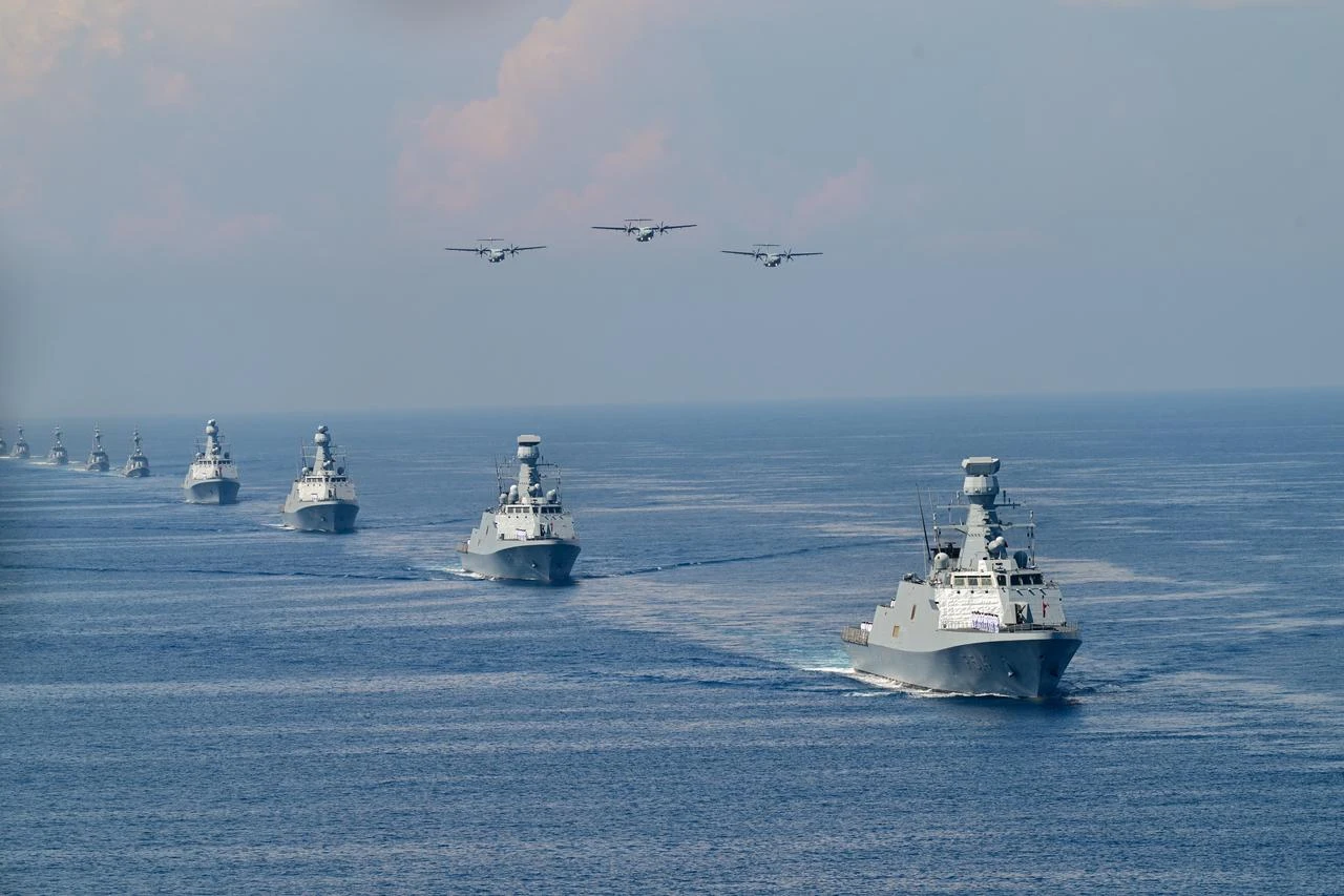 A view from the Distinguished Observer Day activities of the 'Denizkurdu-2/2026' (Sea Wolf) Exercise held in the Gulf of Antalya, Türkiye, June 11, 2026. (AA Photo)