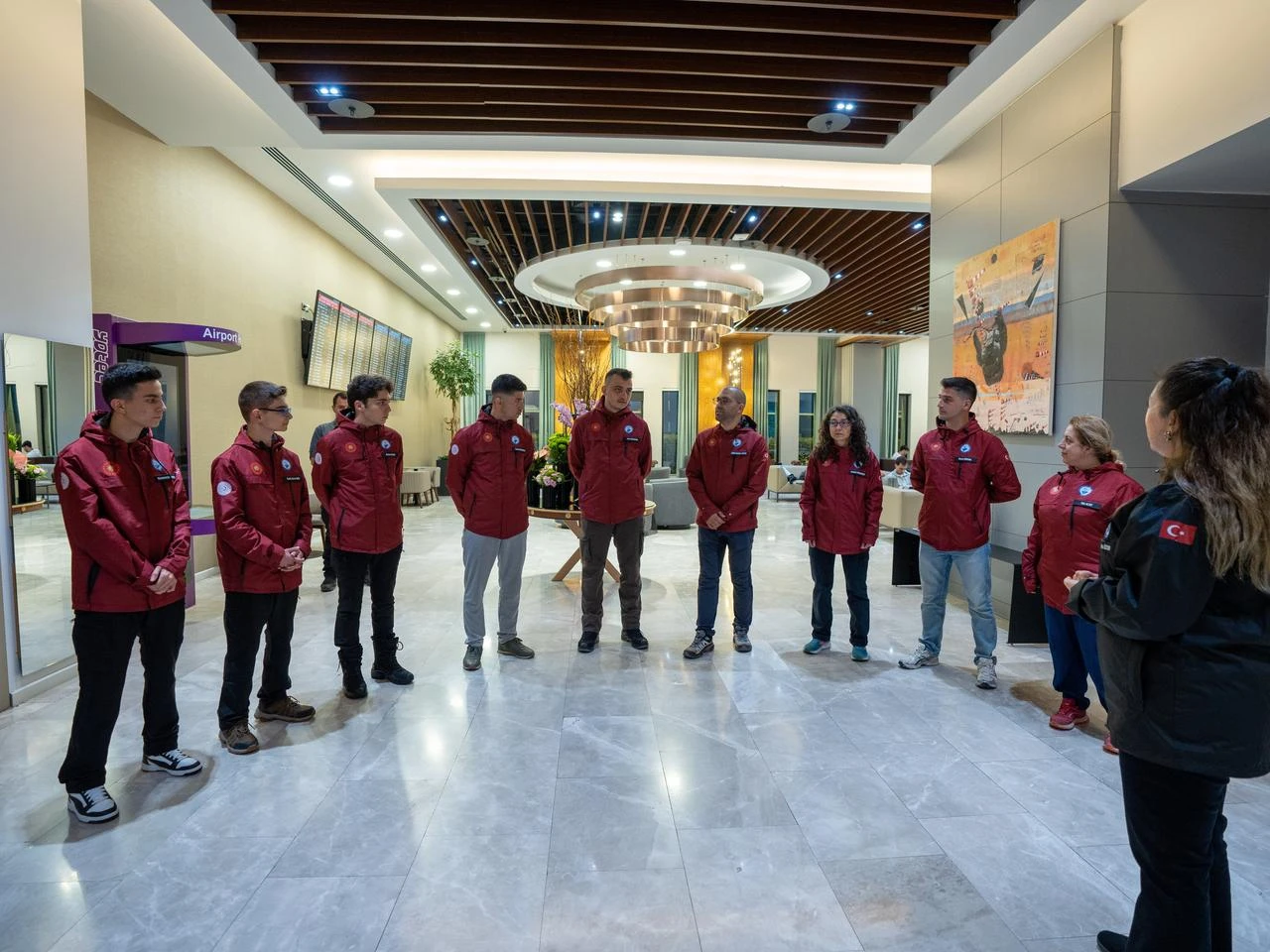 Turkish researchers gather as Türkiye’s 6th Arctic Scientific Research Expedition begins in Ankara, July 5, 2026. (IHA Photo)