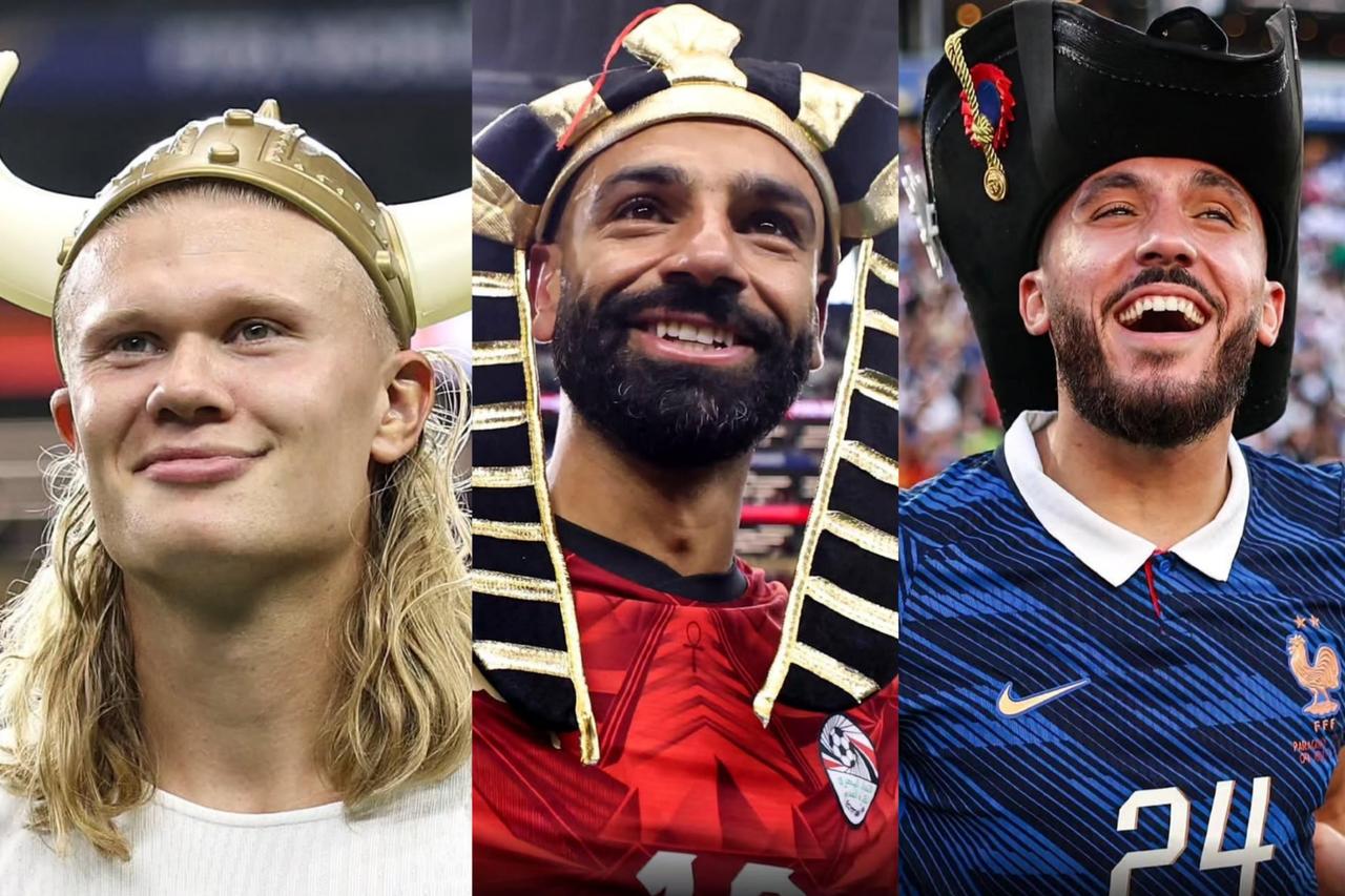 World Cup celebrations go historical with Viking Haaland, Pharaoh Salah, Napoleon Cherki