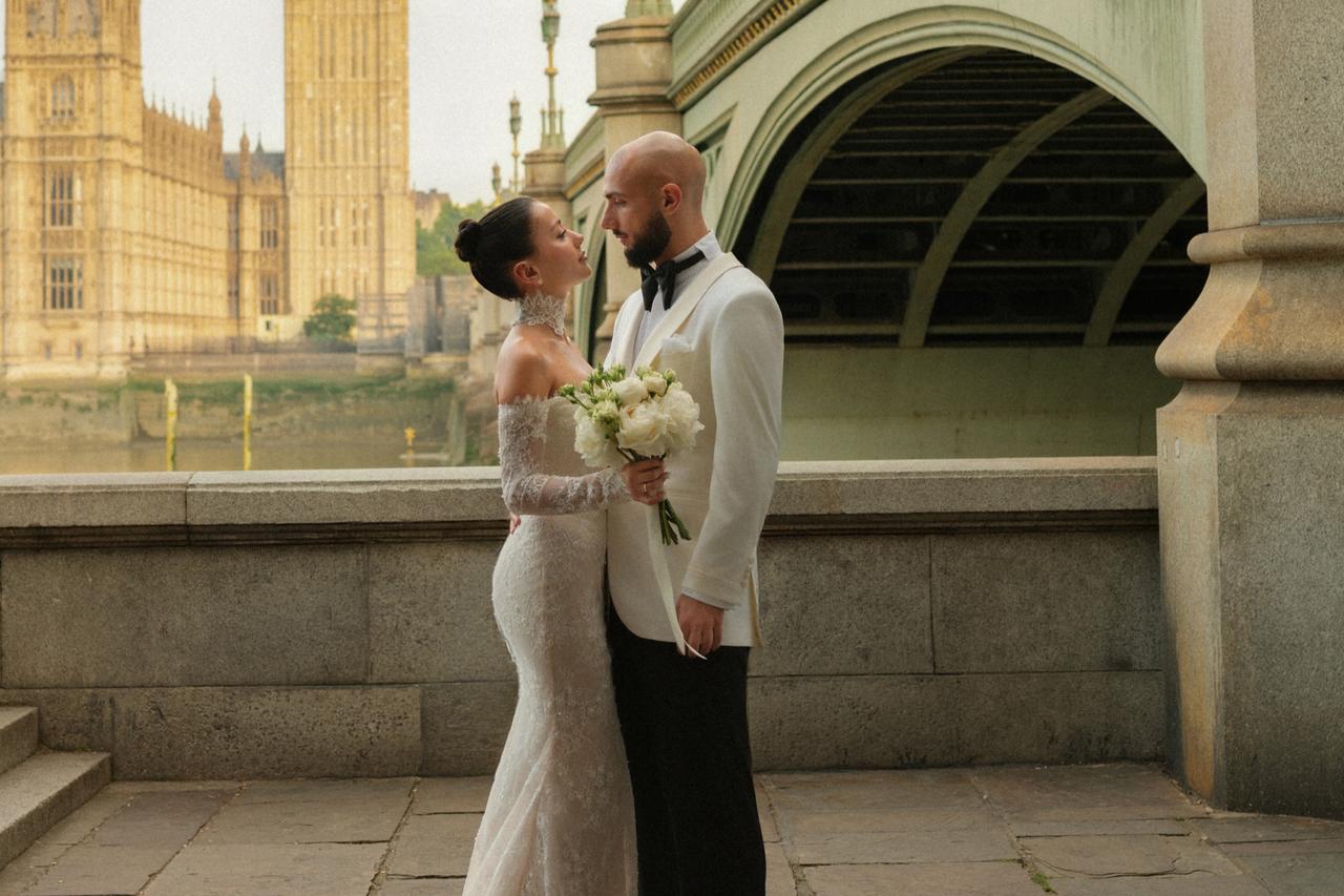 Influencer Asena Atalar marries Galatasaray footballer Ahmed Kutucu in Istanbul wedding