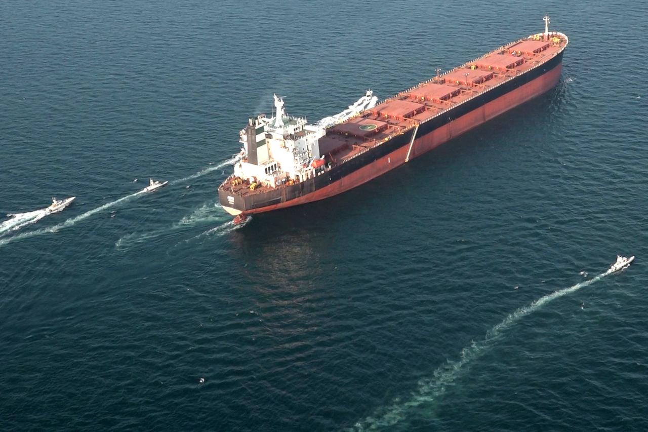 Oil tanker hit by projectile in Hormuz ahead of NATO Summit