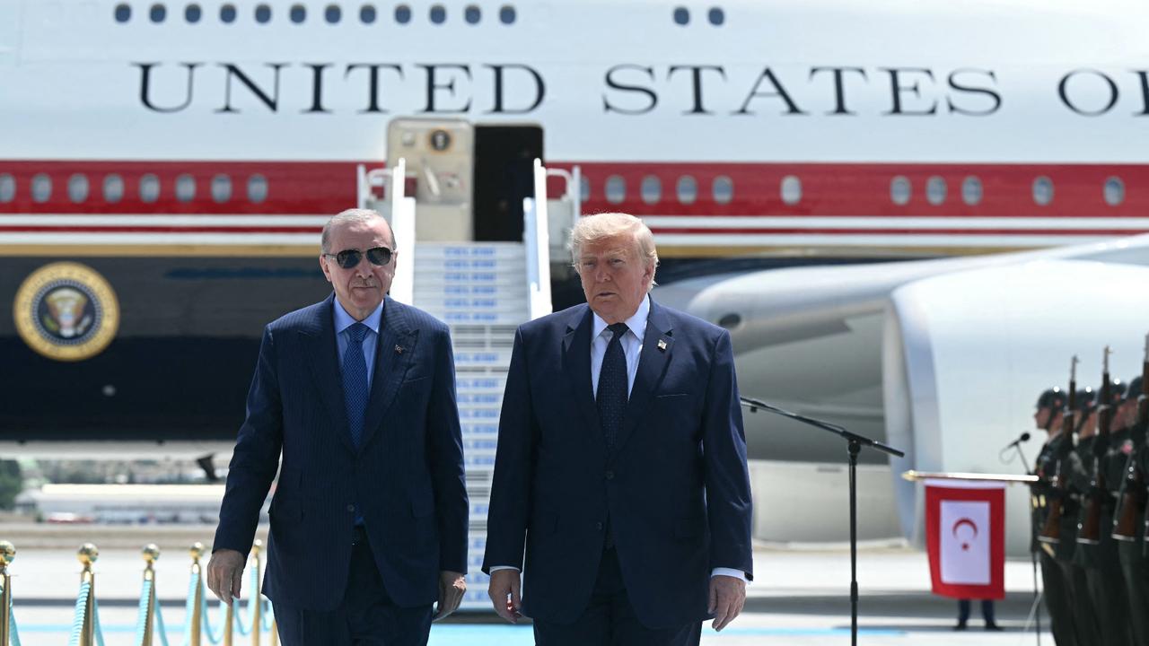 US President Trump in Ankara