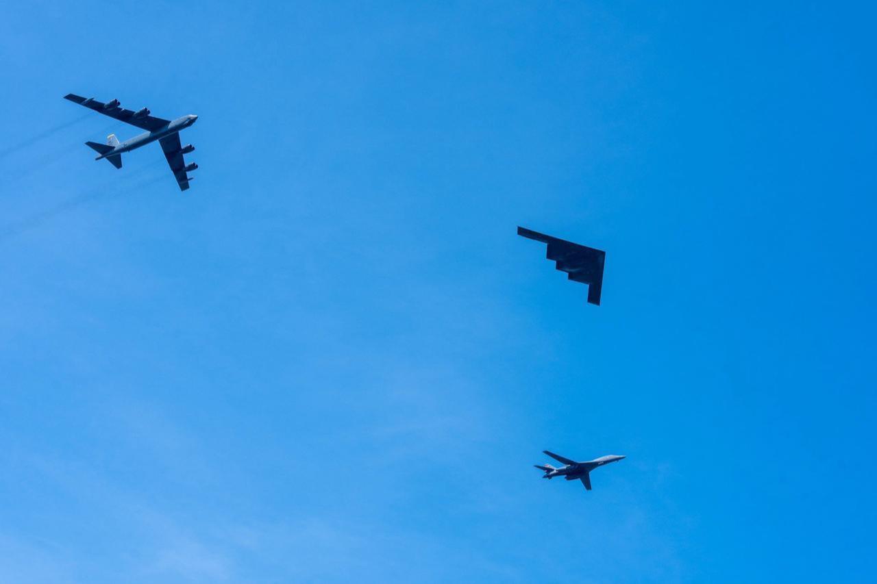 The aircraft conducted a "Freedom 250" flyover on July 4, 2026, to celebrate the 250th birthday of the United States.