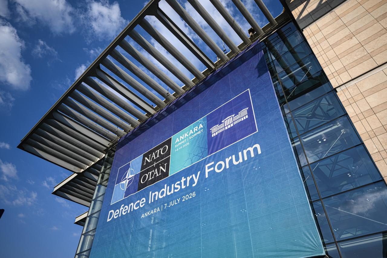 A view of the ATO Congresium international convention and exhibition center, where a part of 36th NATO Heads of State and Government Summit will be held in Ankara, Türkiye, July 7, 2026. (AA Photo)