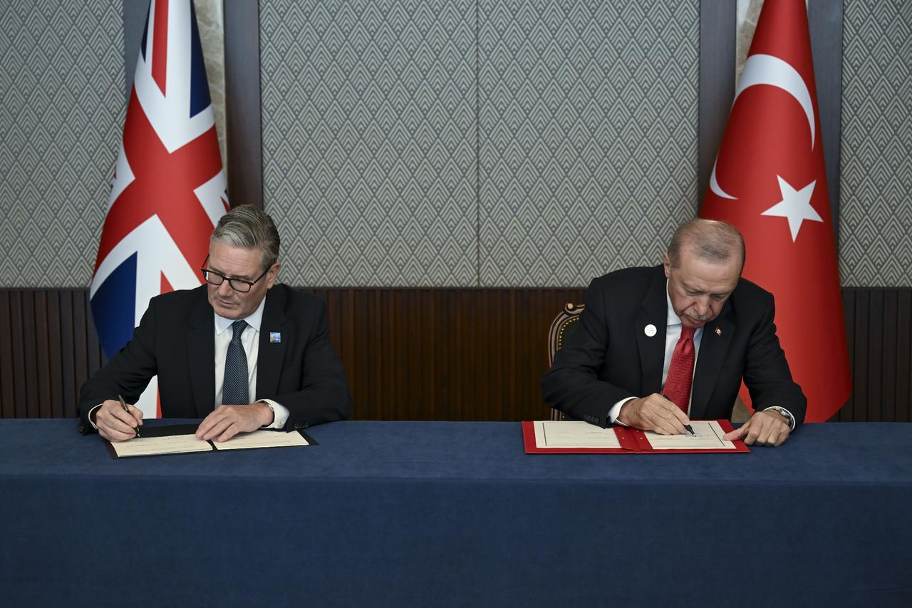 Erdogan and Starmer sign security and defense partnership at NATO Ankara summit
