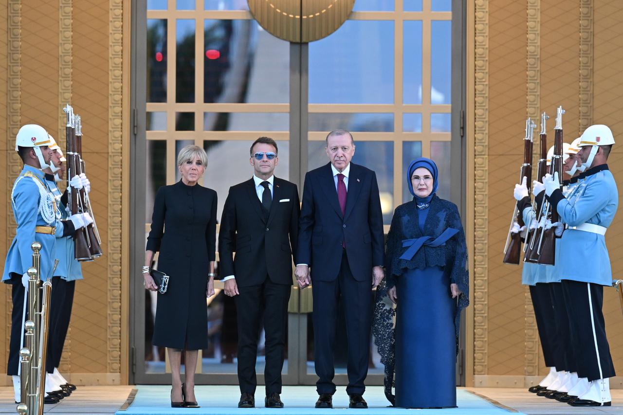 Macron wears sunglasses indoors at NATO summit in Ankara—here's why