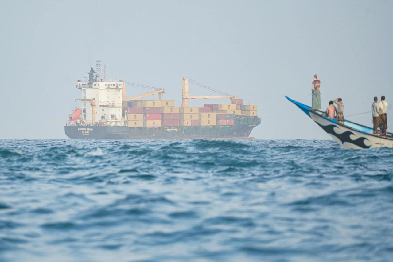 Cargo ship hit by unknown projectile in Red Sea, casualties reported