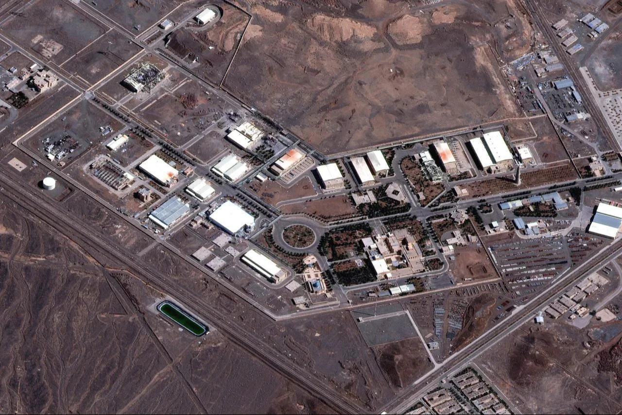 This handout satellite image courtesy of Vantor shows the Natanz Nuclear Facility near Natanz, Isfahan province, in central Iran, March 7, 2026. (AFP Photo)