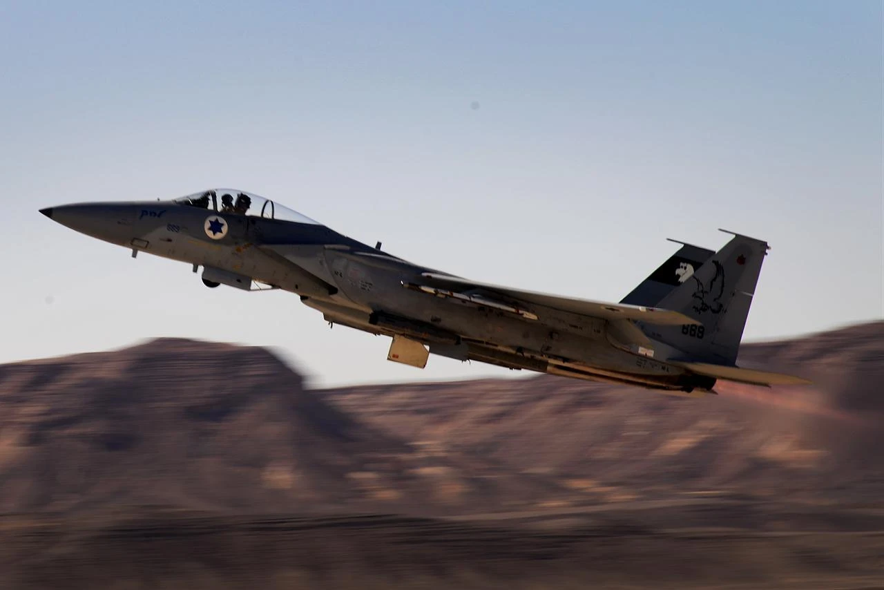An Israeli F-15C Buzz launches for a sortie in support of exercise Juniper Falcon on May 7 at Uvda Air Base, Israel. (Photo via U.S. Air Force)