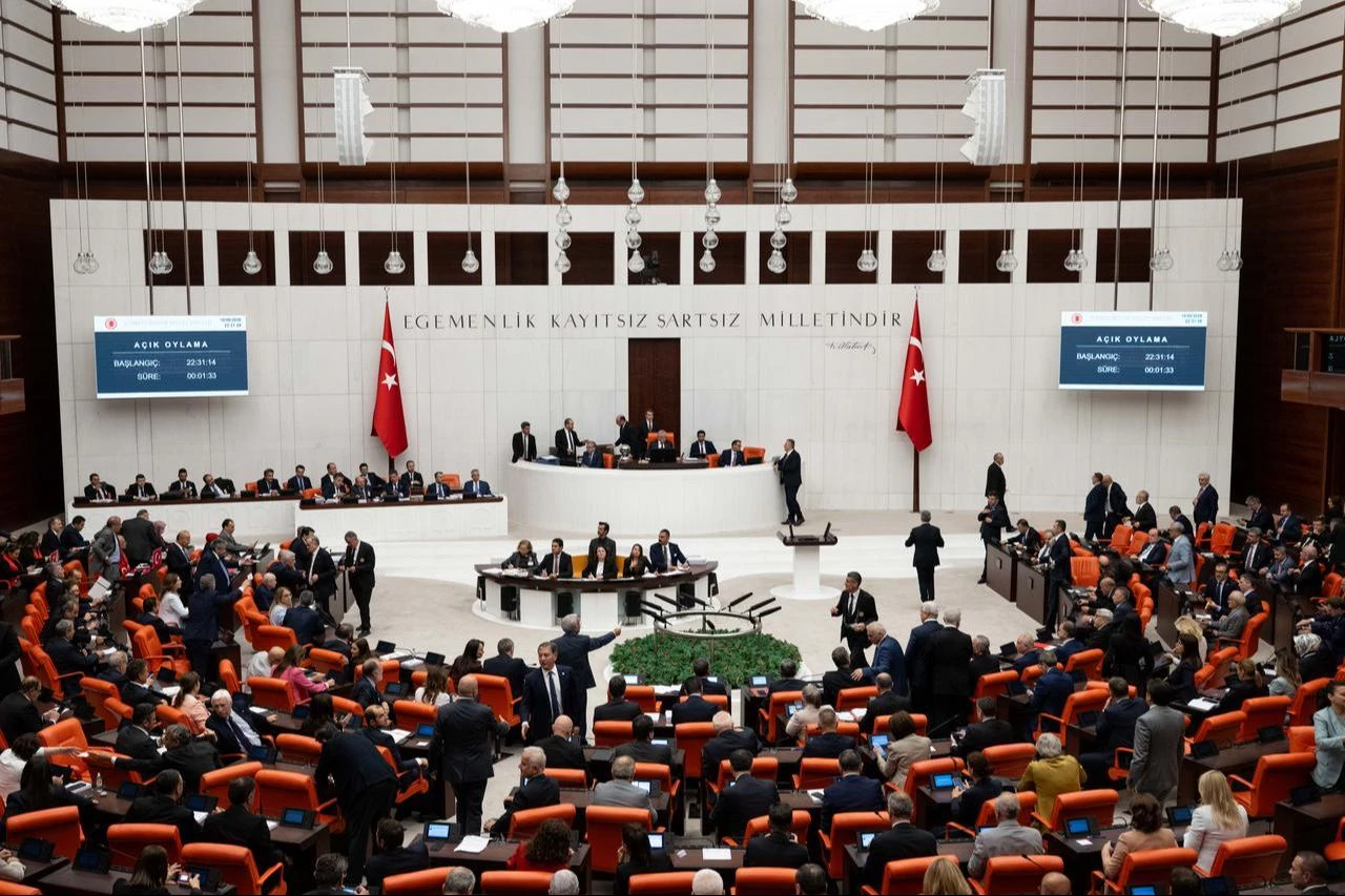 The Bill on Strengthening National Solidarity and Social Integration, prepared within the framework of the "Terror Free Türkiye," was voted in parliament in Ankara, Türkiye, on Aug. 10, 2026. (AA Photo)