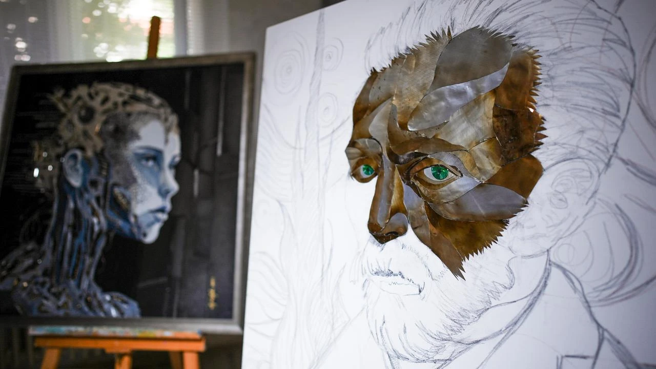 From litter to fine art, one artist's mission to turn trash into beauty