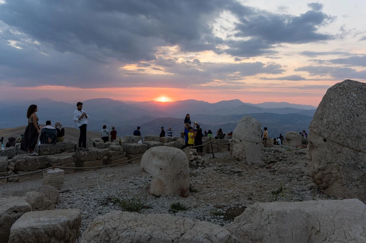 With sunrise, sunset, and stone giants, Mount Nemrut draws summer crowds