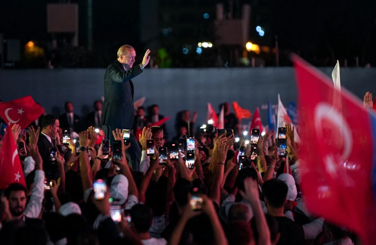 Turkish President and Leader of the Justice and Development (AK) Party Recep Tayyip Erdogan attends the AK Party’s 25th Foundation Anniversary Event at Baskent Nation’s Garden in Ankara, Türkiye, August 14, 2026. (AA Photo)