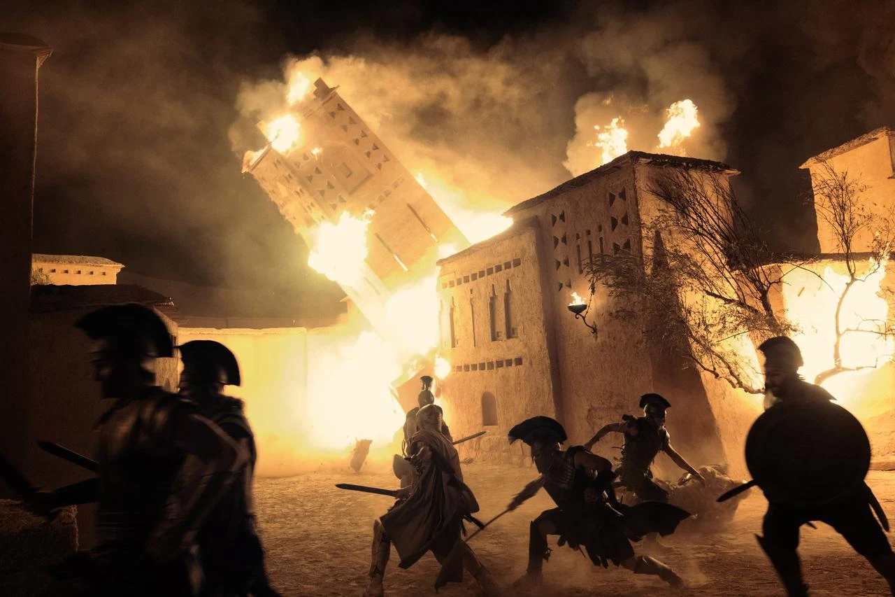 This image released by Universal Pictures shows a scene from "The Odyssey." (Photo via Universal Pictures)