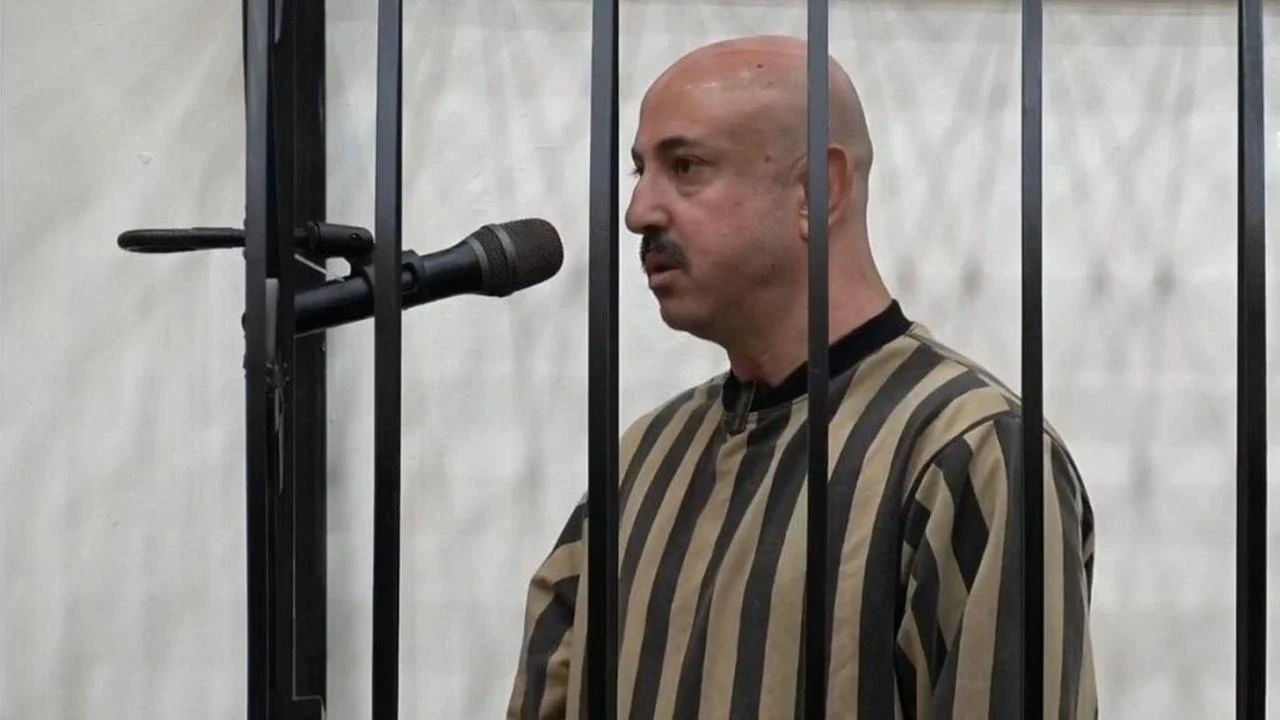 Photo shows Wasim Assad, a cousin of former Syrian President Bashar Assad, during a hearing at Damascus Criminal Court on Aug. 18, 2026. (Photo via Telegram)