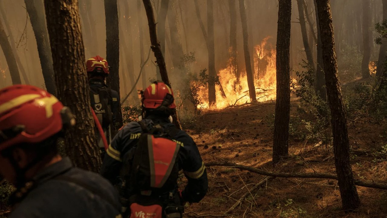 Greece battles wildfires fueled by gale-force winds