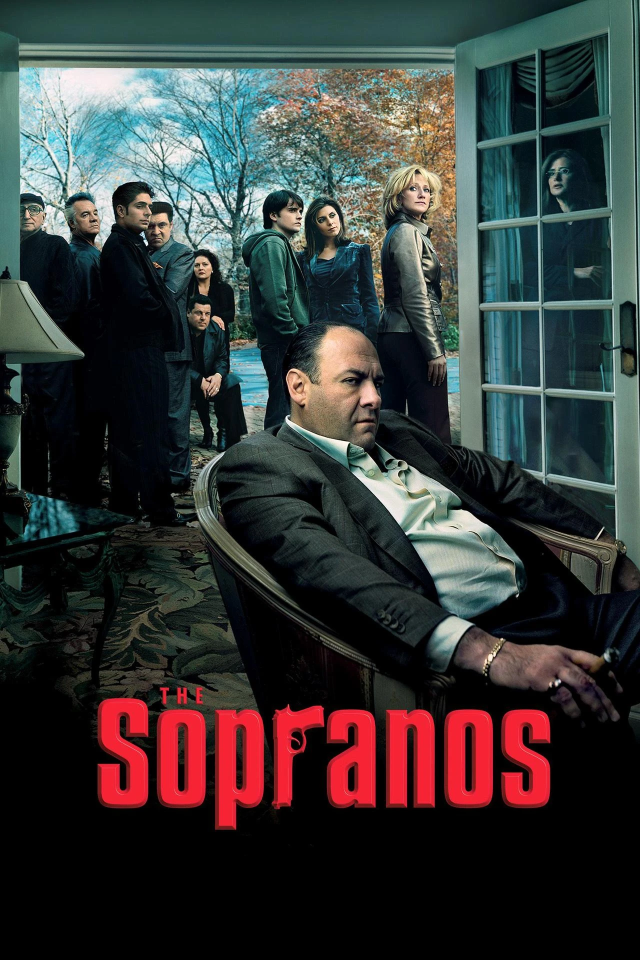 The Sopranos series' poster. (Photo via IMDb)
