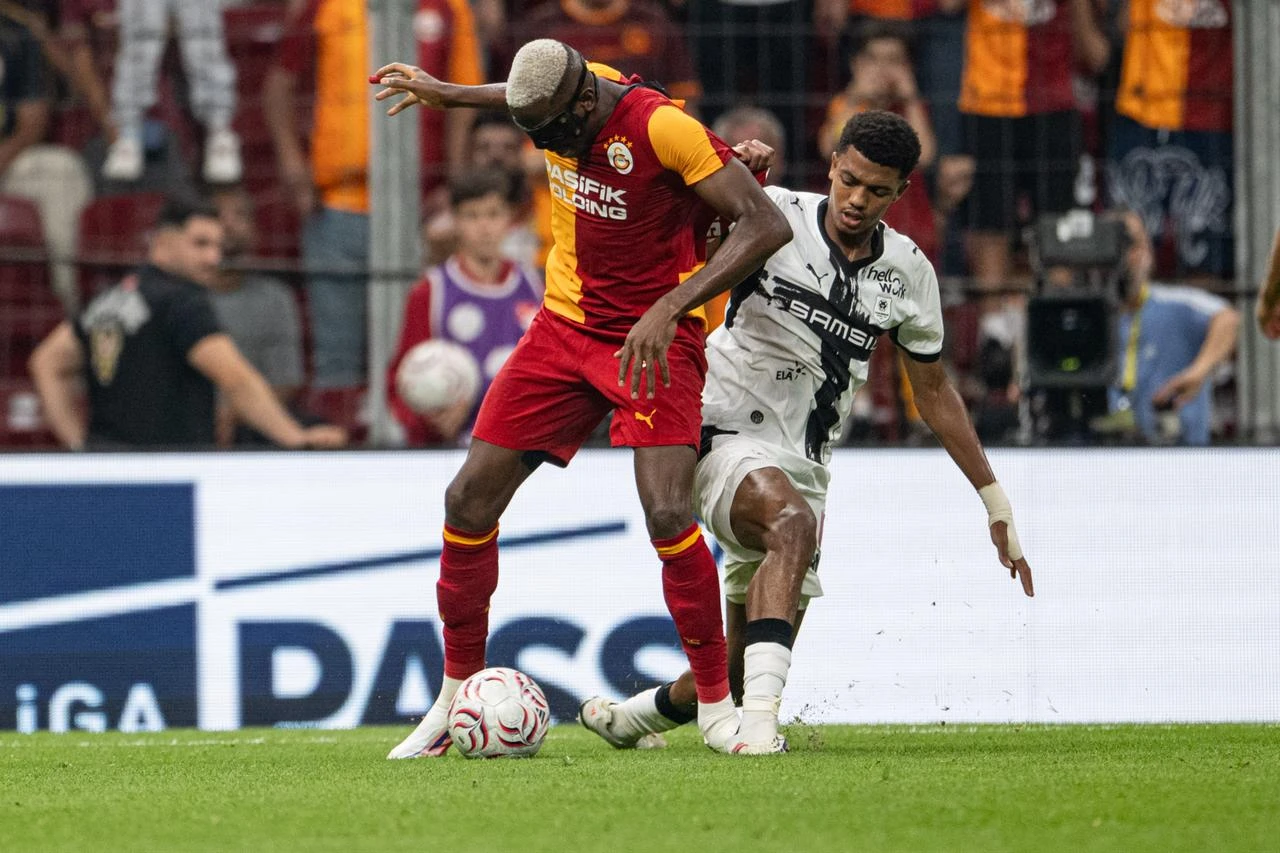 Yilmaz penalty earns Galatasaray 3-3 draw against Rennes in Istanbul 