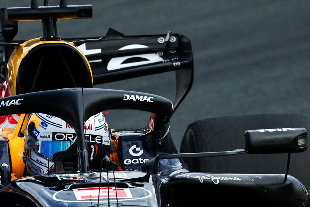 Red Bull Racing's Dutch driver Max Verstappen drives during the sprint race ahead of the Formula One Dutch Grand Prix at The Circuit Zandvoort, western Netherlands, on August 22, 2026. (AFP Photo)