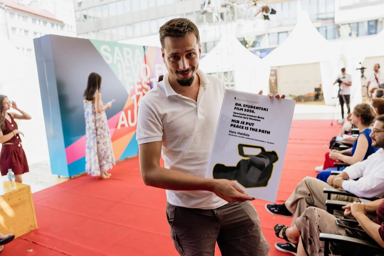 A view from the 32nd Sarajevo Film Festival Partners' Awards, Festival Square, 32nd Sarajevo Film Festival, 2026 at Obala Art Centar, Bosnia and Herzegovina. (Photo via sff.ba)