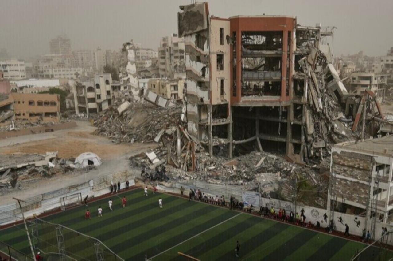 Gaza football photo removed from French sports photography festival  