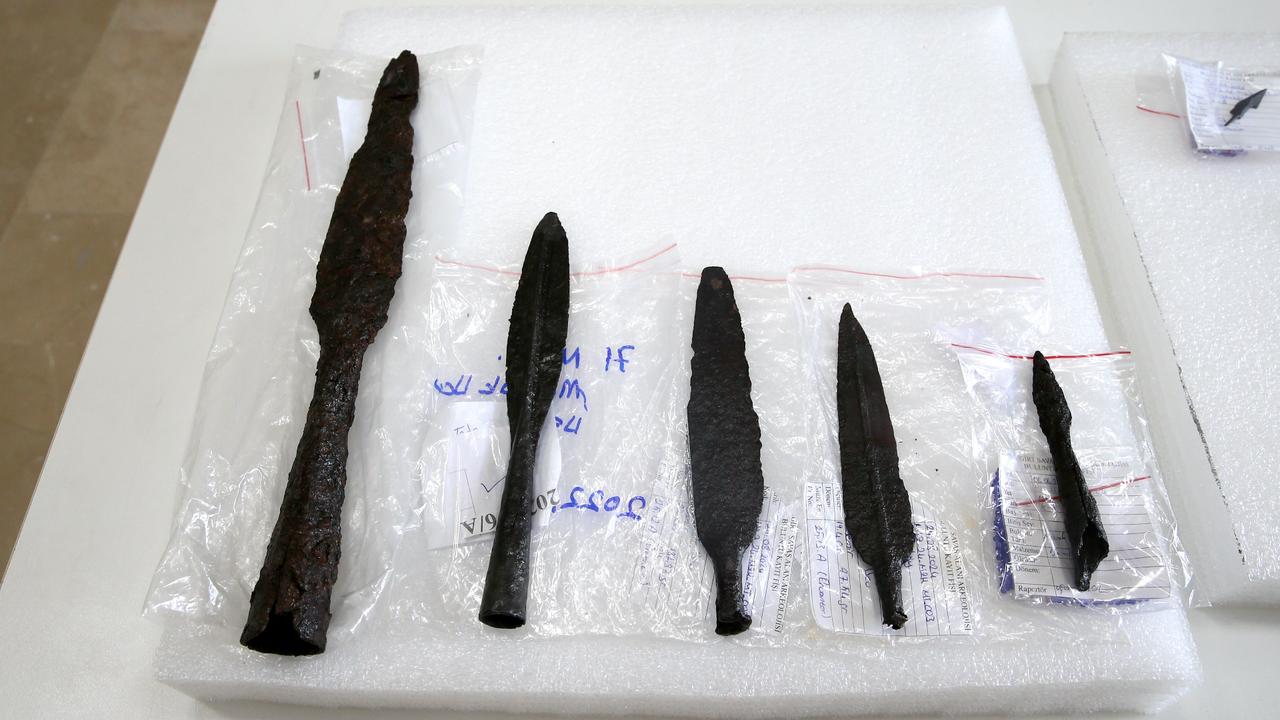 Relics from Battle of Malazgirt unearthed in Mus, Türkiye