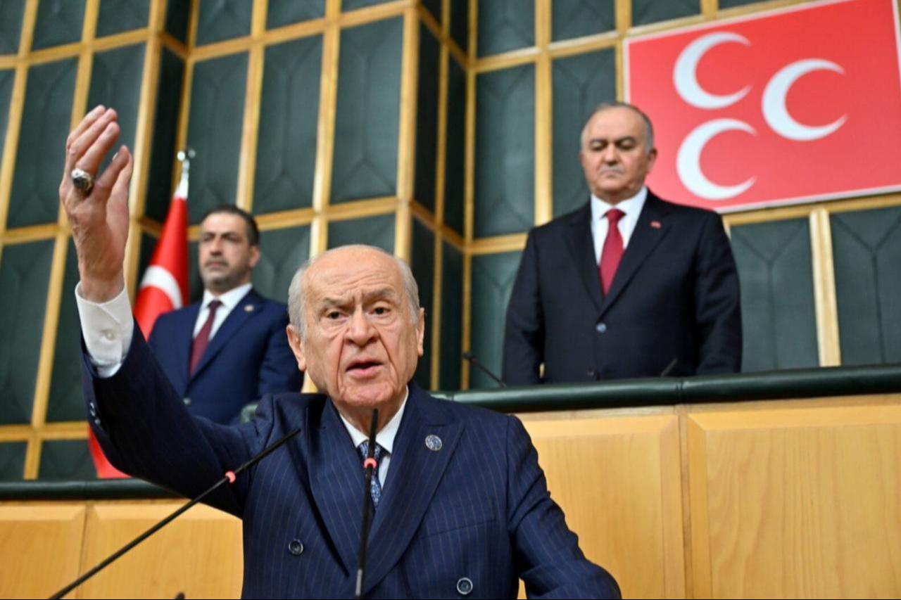 Nationalist party leader Bahceli calls on PKK ringleader Ocalan to disarm and address Turkish Parliament (Photo via X)