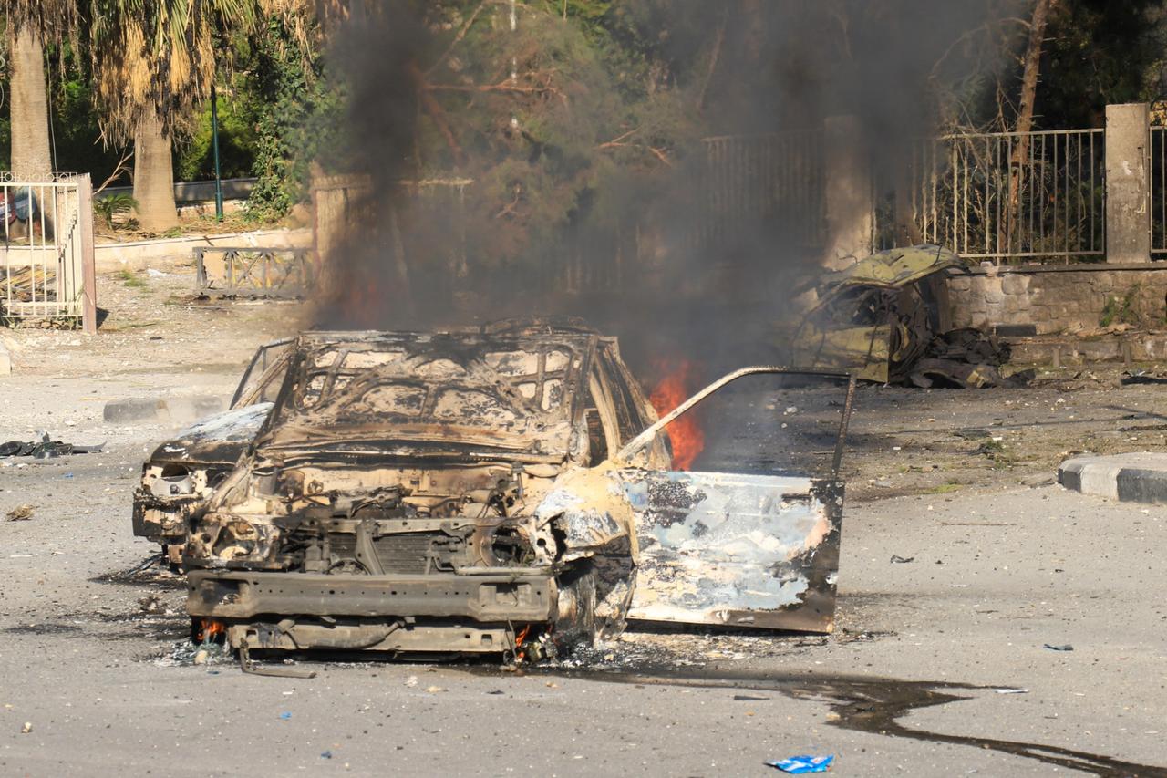 Bomb blast kills 2 outside courthouse in Syria's Hasakah