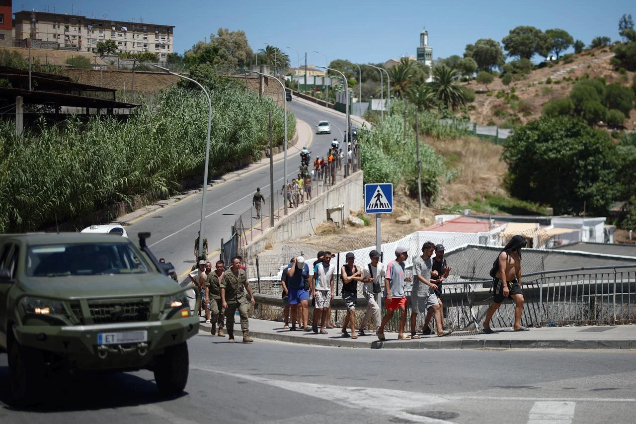 EU chief urges united border action after Ceuta migrant rush Image