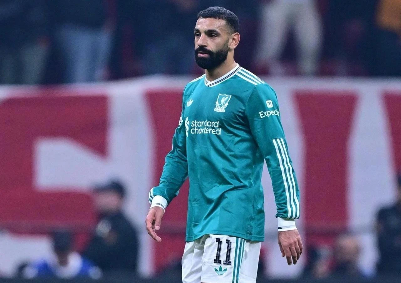 Mohamed Salah of Liverpool seen during the UEFA Champions League week 2 match between Galatasaray and Liverpool at RAMS Park in Istanbul, Türkiye, September 30, 2025. (AA Photo)