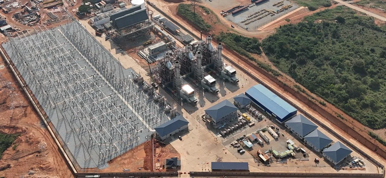 Aerial view of Aksa Enerji's Kumasi Natural Gas Combined-Cycle Power Plant in Ghana. (Photo via aksaenerji.com.tr)