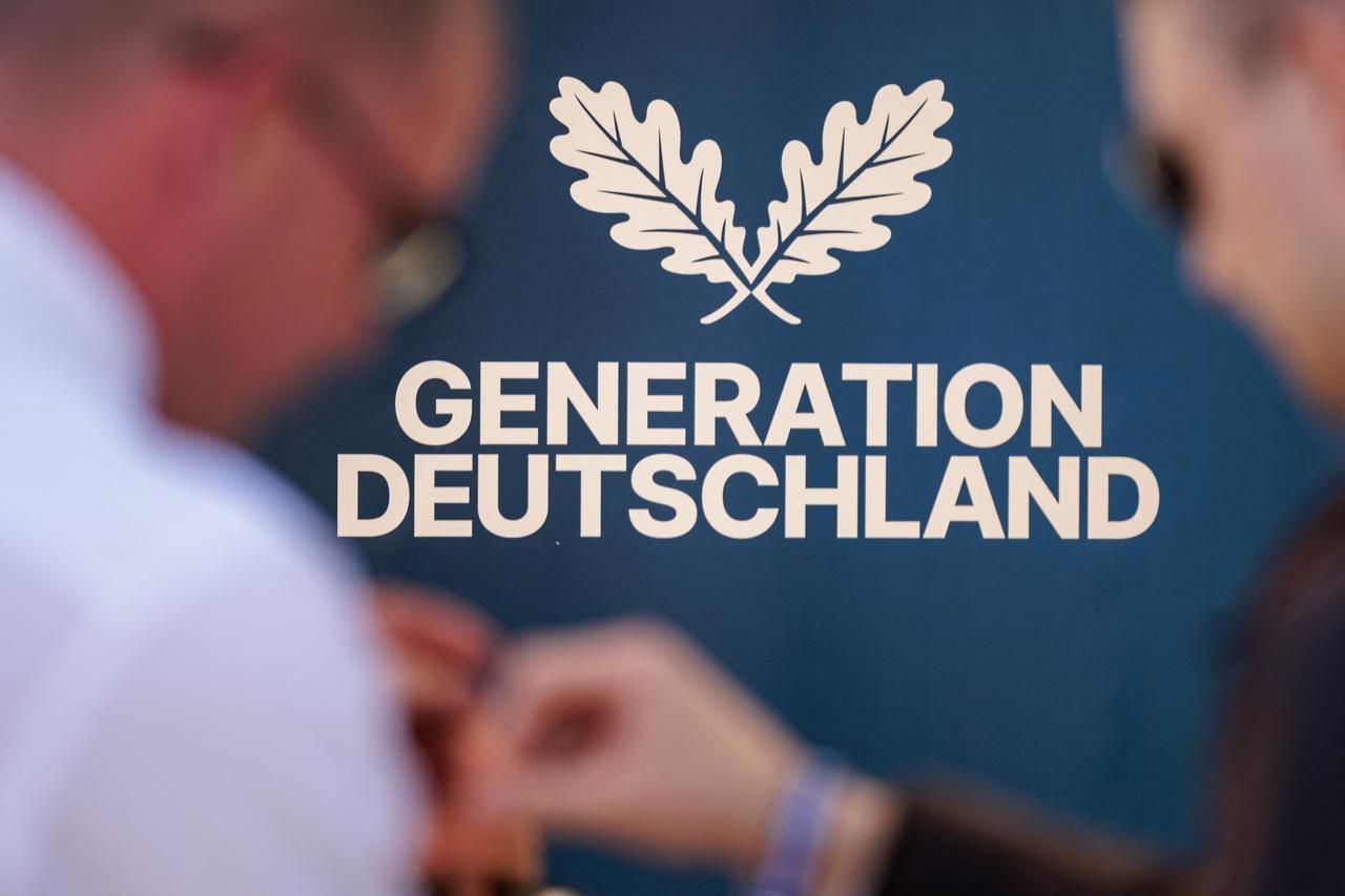 Delegates attend the federal congress of Generation Germany, the youth organization of the far-right Alternative for Germany (AfD) party, in Magdeburg, eastern Germany, on August 29, 2026. (AFP Photo)