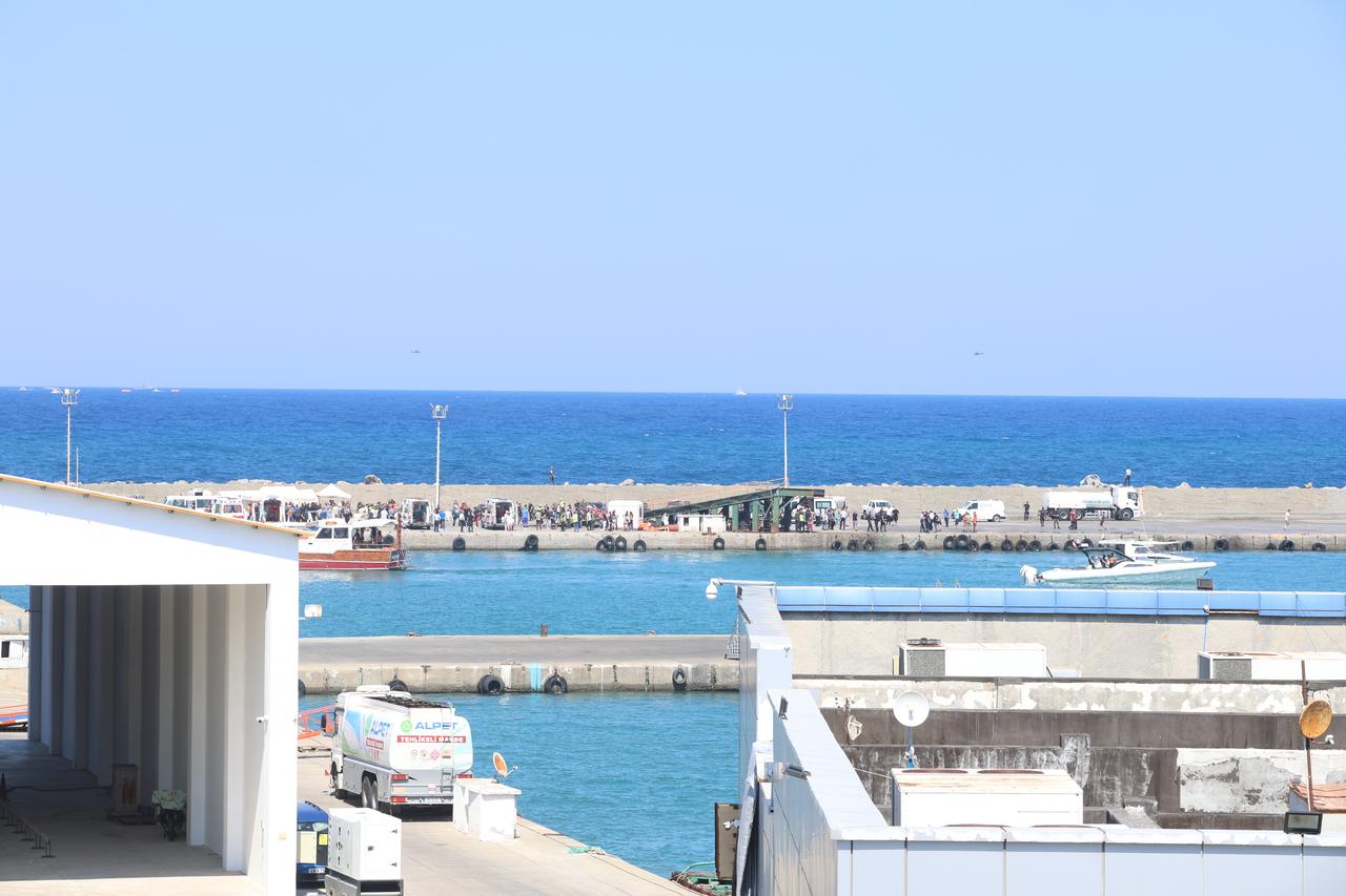 Search and rescue operations continue after a ferry that departed from Kyrenia Harbor took on water in Kyrenia, Turkish Republic of Northern Cyprus on August 30, 2026.  (AA Photo)