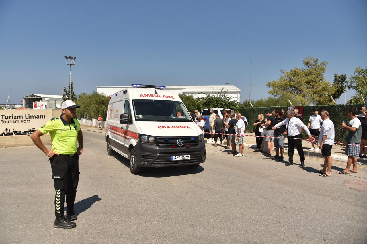 Search and rescue operations continue after a ferry that departed from Kyrenia Harbor took on water in Kyrenia, Turkish Republic of Northern Cyprus on August 30, 2026.  (AA Photo)