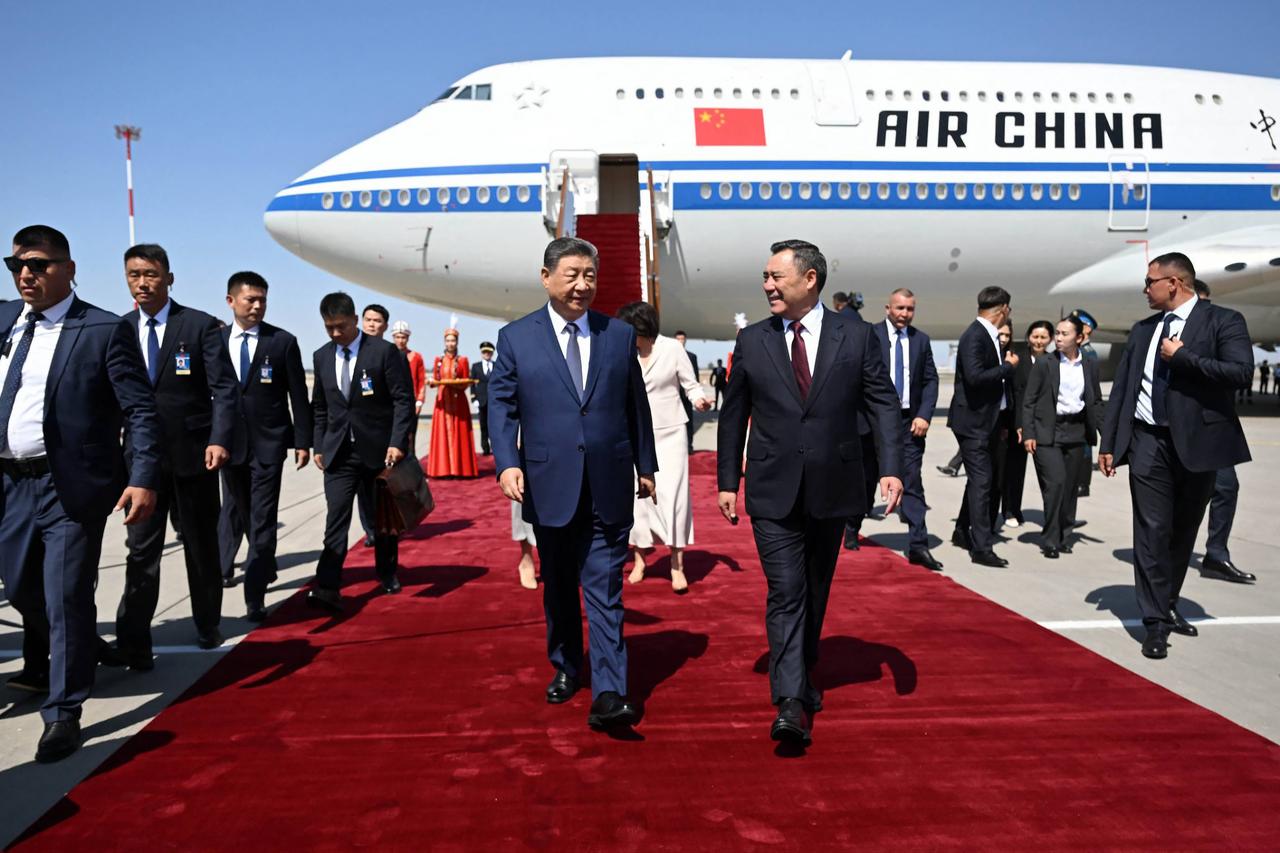 Xi arrives in Kyrgyzstan for SCO summit, state visit