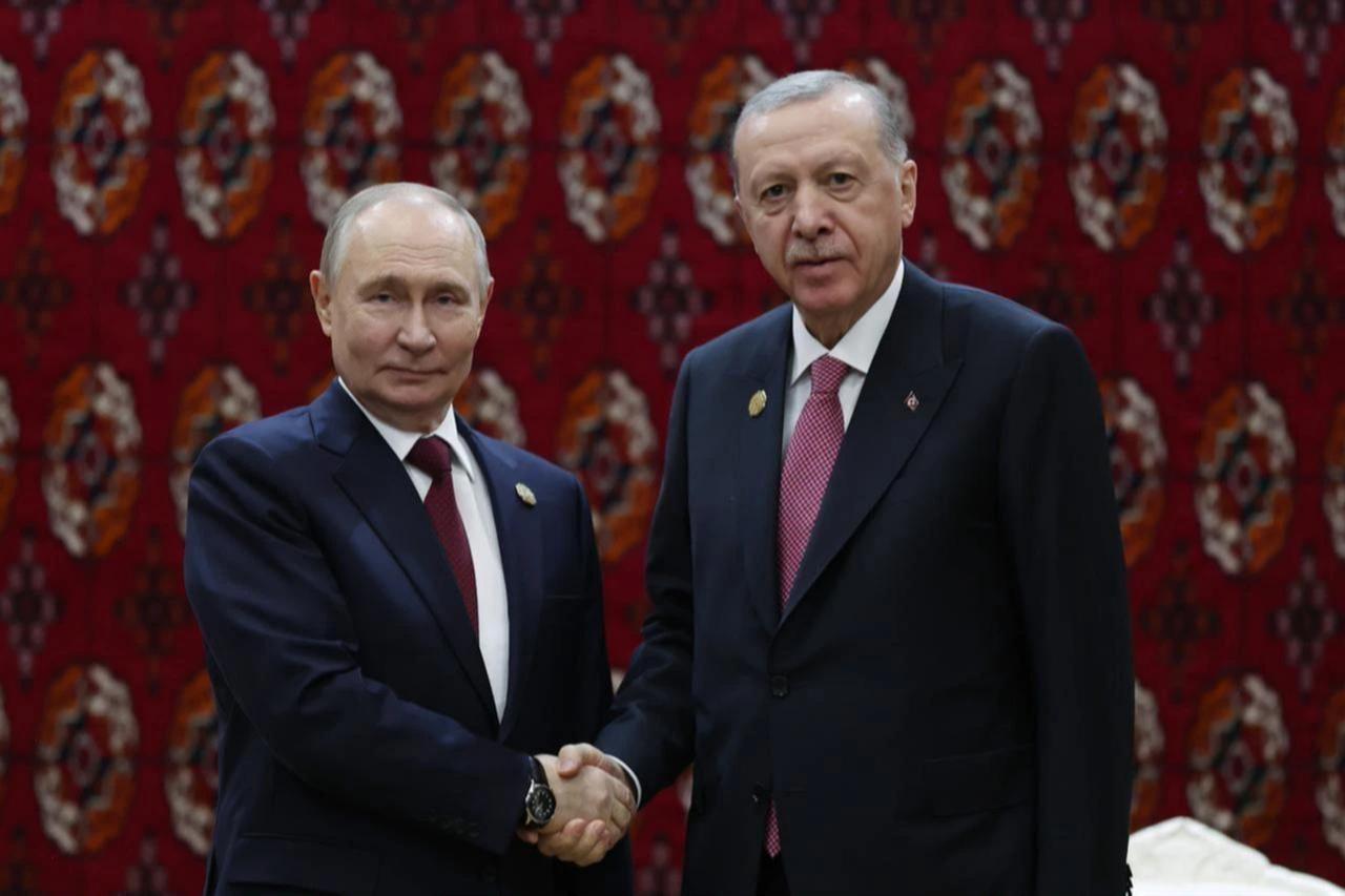 Erdogan arrives in Bishkek for SCO summit, set to meet Putin