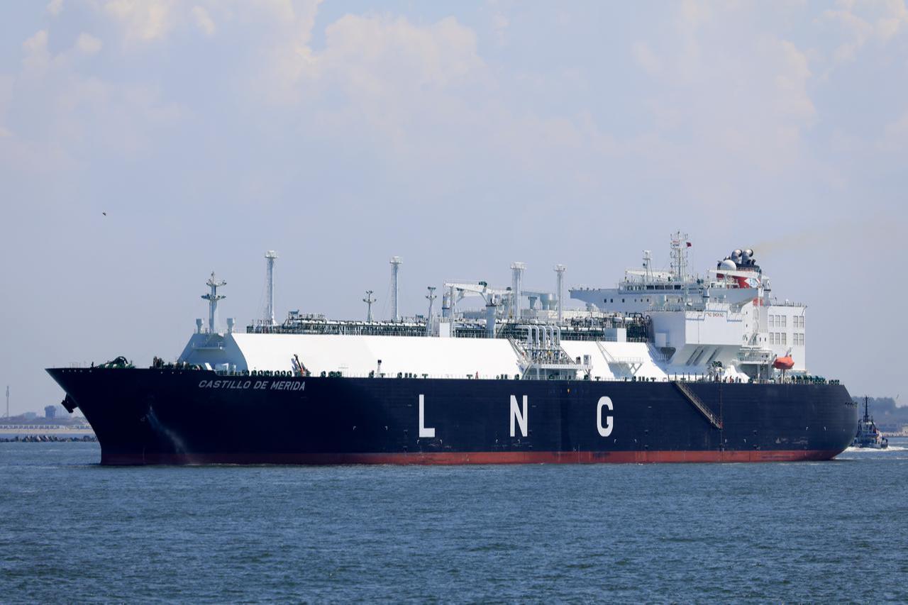 An LNG tanker sails through the harbor in Rotterdam, Netherlands, May 28, 2024. (Adobe Stock Photo)