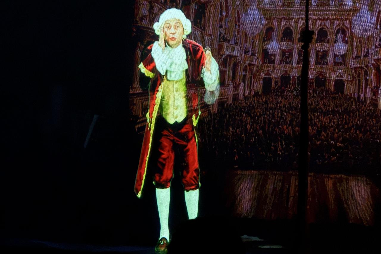 Mozart's life reimagined through hologram in Istanbul show