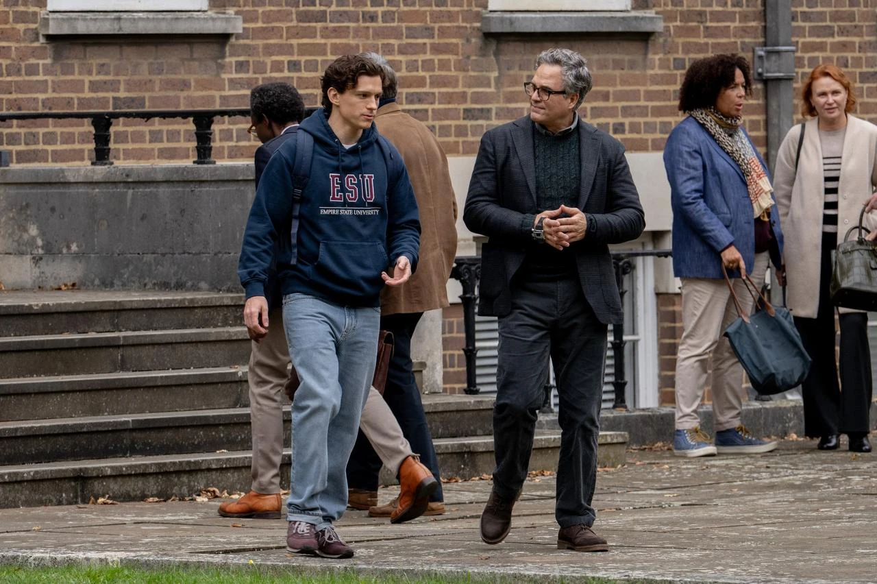 Tom Holland and Mark Ruffalo in "Spider-Man: Brand New Day." (IMDB photo)