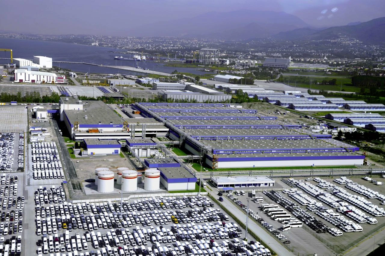 Aerial view of Ford Otosan's Yenikoy manufacturing plant in Kocaeli, northwestern Türkiye. (Photo via fordotosan.com.tr)