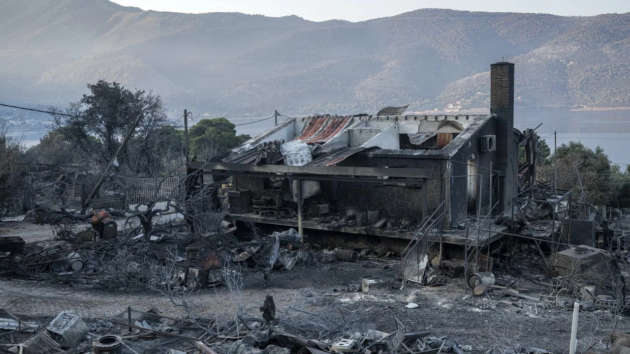 Greece assesses damage after wildfire near Athens