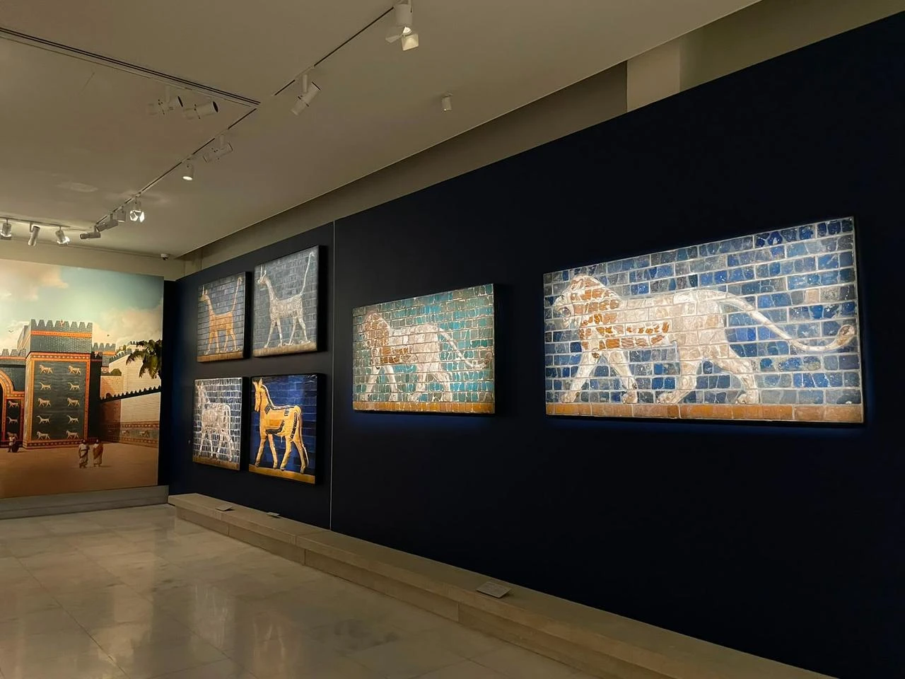 Original glazed-brick animal reliefs associated with ancient Babylon are displayed in the museum’s Mesopotamian galleries. (Photo by Koray Erdogan/Türkiye Today)
