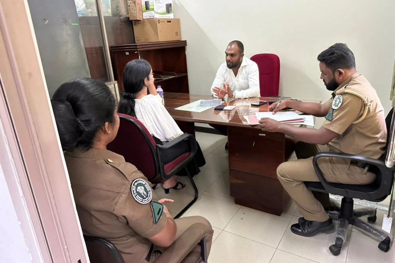 Sri Lankan beauty contestant fined for dancing with protected python