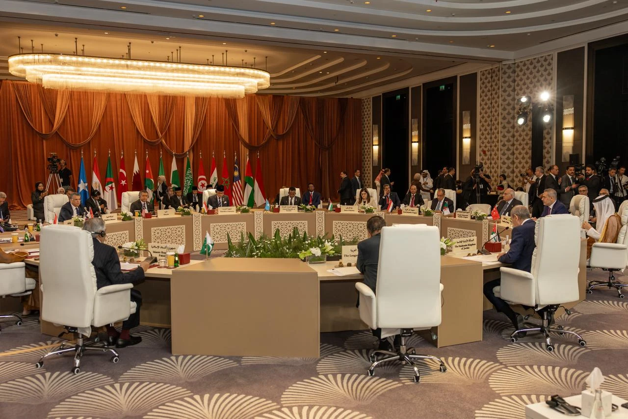 Turkish Foreign Minister Hakan Fidan attends the Ministerial Meeting on Jerusalem hosted by Jordan in Amman, August 5, 2026. (AA Photo)