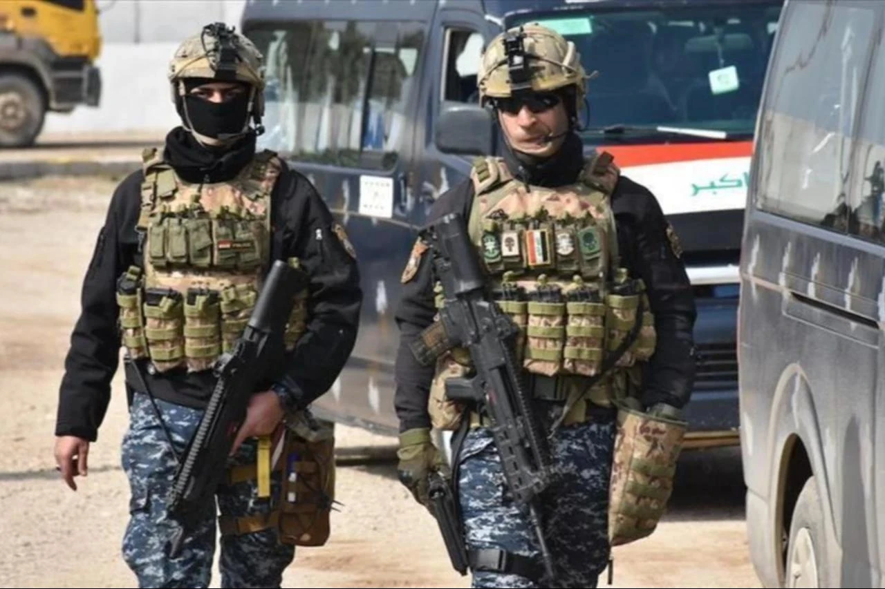 This photo shows Iraqi security forces, accessed on June 28, 2026. (AA Photo)