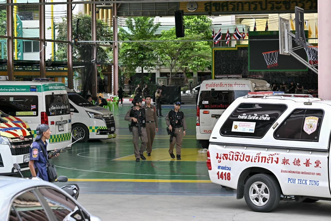 Teen kills grandparents, 6 others in Thailand school shooting